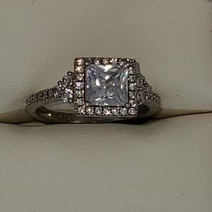 1 Carat Cubic Zirconia 925 Sterling S Engagement